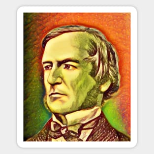 George Boole Snow Portrait | George Boole Artwork 14 Magnet